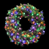 Celebrations Prelit Prelit Wreath 48 in. Dia. Multi