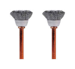 Dremel 1/2 in. x 1.75 in. L x 1/8 in. Dia. Stainless Steel Brush 2 pk