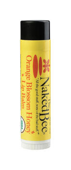 The Naked Bee Orange Blossom Honey Scent Lip Balm .15 oz. 25