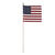 Valley Forge American Stick Flag 8 in. H X 12 in. W