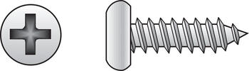 HILLMAN 5/8 in. L x 4 Phillips Pan Head Zinc-Plated Sheet Metal Screws 100 per box Steel