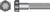 HILLMAN 7/16 in. Dia. x 2-1/2 in. L Heat Treated Yellow Dichromate Hex Head Cap Screw 50 box