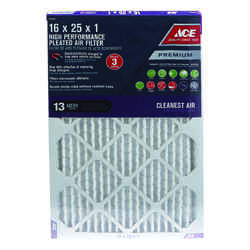 Ace 16 in. W X 25 in. H X 1 in. D Pleated Pleated Air Filter