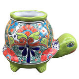 Avera Products Talavera 9 in. H x 8 in. W Ceramic Talavera Planter