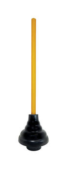 Cobra 21 in. L x 6 in. Dia. Plunger with Wooden Handle