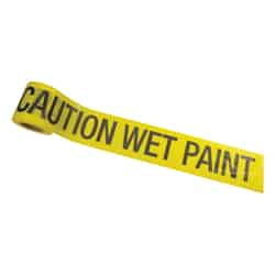 C.H. Hanson 3 in. W x 3 in. W x 200 ft. L Caution Wet Paint Barricade Tape Yellow Plastic
