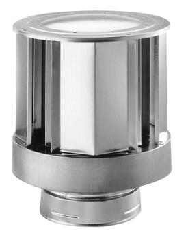 DuraVent 6 in. Dia. Galvanized/Stainless Steel Termination Cap