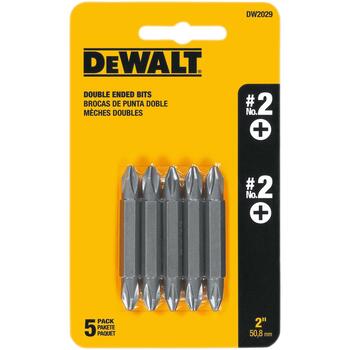 DeWalt 2 in. L Heat-Treated Steel 1/4 in. 5 pc. Power Screwdriver Bit