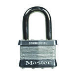 Master Lock 1-1/2 in. H x 7/8 in. W x 2 in. L Laminated Steel 4-Pin Cylinder Padlock Keyed Alike