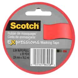 Scotch Expessions .94 in. W X 20 yd L Red Low Strength Masking Tape 1 pk