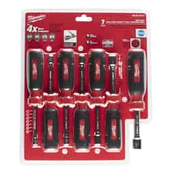 Milwaukee Assorted in. Metric Hollow Shaft 7 in. L 7 pc. Nut Driver Set