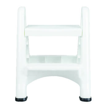 Rubbermaid 2 Step 25 in. H x 18.9 in. W 300 lb. Plastic 2 Folding Step Stool