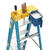 Werner 5 ft. H x 20.5 in. W Fiberglass Type I 250 lb. Step Ladder