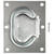 Ace Chest Ring 5-1/4 in. L Zinc Plated Silver 1 pk Flush Pull