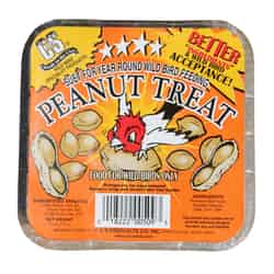 C&S Products Peanut Treat Assorted Species Wild Bird Food Beef Suet 11 oz.