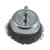 Forney 3 in. Dia. x 1/4 in. Coarse Steel Crimped Wire Cup Brush 1 pc.