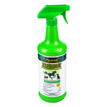 Pyranha Zero-Bite Liquid Natural Insect Repellent For All Animals 32 oz.