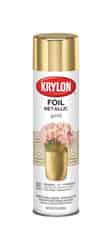 Krylon Foil High Gloss Gold Metallic Spray Paint 8 oz