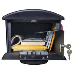 Gibraltar Large Plastic Lockable Mailbox 9-3/8 in. H x 21-3/8 in. L x 21-3/8 in. L x 9-3/8 in. H