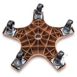 Down Under Decksaver 3 in. H x 16 in. W x 16 in. L Plastic Plant Caddy Terracotta