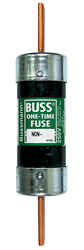 Bussmann 200 amps 250 volts Melamine One-Time Fuse 1 pk