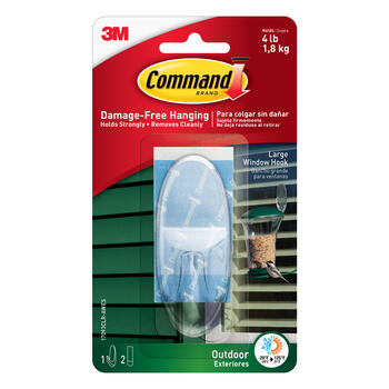 3M Command Large Plastic Hook 3-3/8 in. L 1 pk