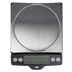 OXO Good Grips Digital Food Scale 11 Weight Capacity Silver