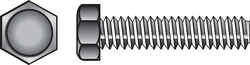 HILLMAN 5/16 in. Dia. x 2-1/2 in. L Zinc Plated Steel Hex Tap Bolt 100 box