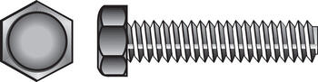HILLMAN 5/16 in. Dia. x 2-1/2 in. L Zinc Plated Steel Hex Tap Bolt 100 box