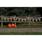 Fun World Happy Halloween Banner 14 in. H x 1/2 in. W x 12 ft. L 1 pk Halloween Decoration