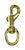 Baron 5/8 in. Dia. x 3-1/4 in. L Polished Bronze Boat Snap 130 lb.