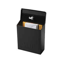 Gibraltar Vertical Wall-Mounted Black 4 in. W x 9 in. L x 10-1/2 in. H x 10-1/2 in. H Galvanized