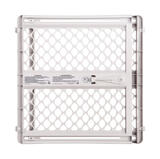 North States Gray 26 in. H x 26-42 in. W Plastic Child Safety Gate