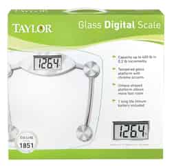 Taylor 330 lb. Digital Bathroom Scale Chrome