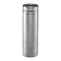DuraVent 3 in. Dia. x 60 in. L Galvanized Steel Double Wall Stove Pipe