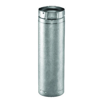 DuraVent 3 in. Dia. x 60 in. L Galvanized Steel Double Wall Stove Pipe