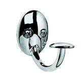 Spectrum 2-1/2 in. L Chrome Steel Small Stratford Single Hook 1 pk Chrome