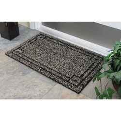 GrassWorx Brown Polyethylene Nonslip Door Mat 30 in. L x 18 in. W