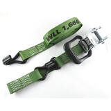 Keeper Chrome Series 12 ft. L Green 1666 lb. Tie Down Strap 1 pk