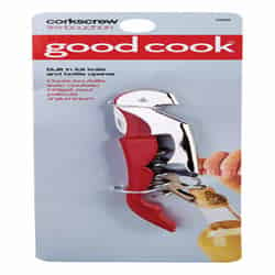 Good Cook Black Ceramic/Metal Corkscrew