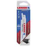 Lenox 4 in. L x 1/2 in. W Reciprocating Saw Blade 14 TPI 5 pk Bi-Metal