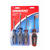 Crescent Screwdriver Set Diamond Coated 4 pc. Blue/Red