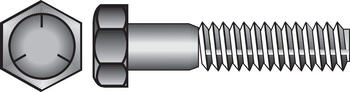HILLMAN 5/16 in. Dia. x 1-3/4 in. L Heat Treated Zinc Steel Hex Head Cap Screw 100 box
