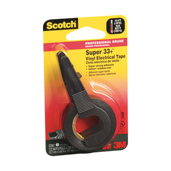 Scotch 1/2 in. W x 200 in. L Black Vinyl Electrical Tape