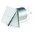 DeFlect-O 5 Dia. Aluminum Wall Cap With Damper