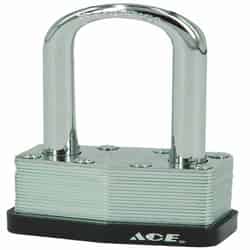 Ace 1-3/8 in. H X 1-3/4 in. W X 1-1/16 in. L Steel Double Locking Padlock 1 pk Keyed Alike