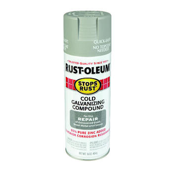 Rust-Oleum Stops Rust Flat/Matte Gray Cold Galvanizing Compound Spray 16 oz