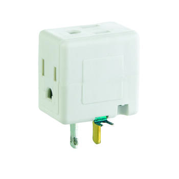 Ace Grounded 3 Surge Protection 1 pk Cube Adapter