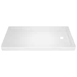 Delta Bathing System Classic 3.5 in. H x 60 in. W x 32 in. L White Acrylic Right Hand Drain Rec