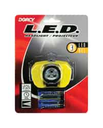Dorcy 28 lumens Black/Yellow LED Headlight AAA